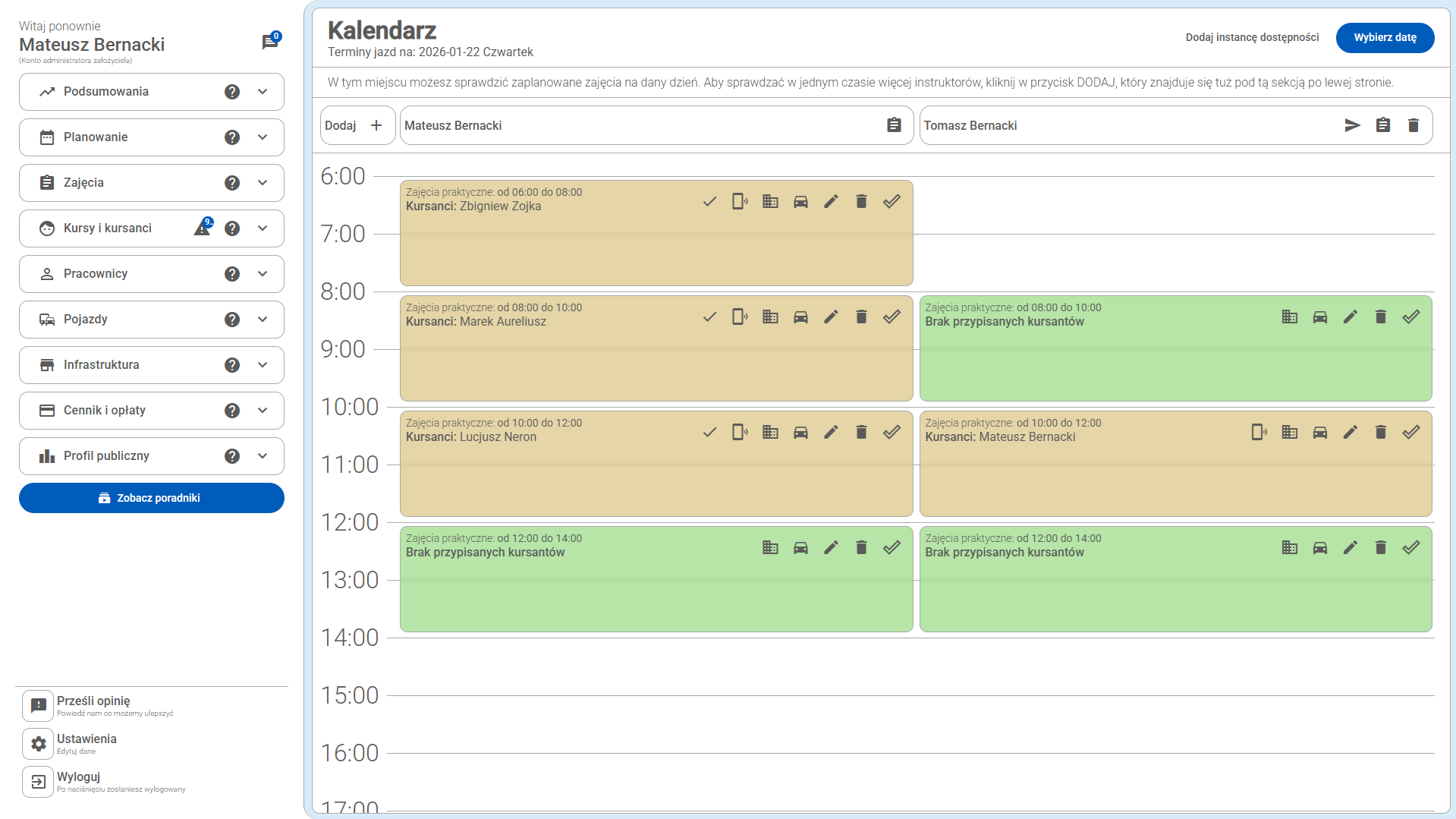 Kreator grafiku w CarDriveManager